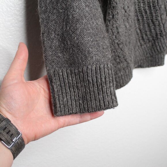 89th & Madison Sweater Scoop Neck High Low 1x Gray - Picture 4 of 8